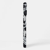 Coque iPhone 16 Plus Black Blant Leaves iPhone 16 case (Côté droit)