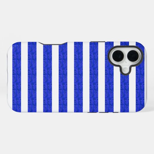 Coque iPhone 16 Plus Bleu Chic (Verso Horizontal)