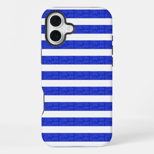 Coque iPhone 16 Plus Bleu Chic (Verso)