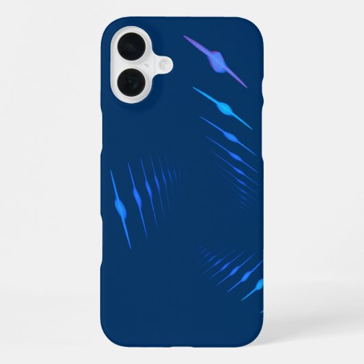 Coque iPhone 16 Plus Bleu REbel (Verso)