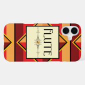 Coque iPhone 16 Plus Bloc décoratif flûte (Verso Horizontal)