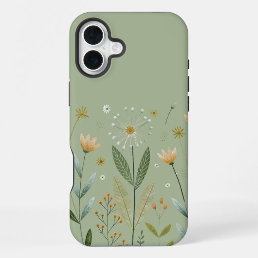 Coque iPhone 16 Plus Bloom Grow Minimalist (Verso)