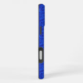 Coque iPhone 16 Plus Blue Paisley (Côté droit)