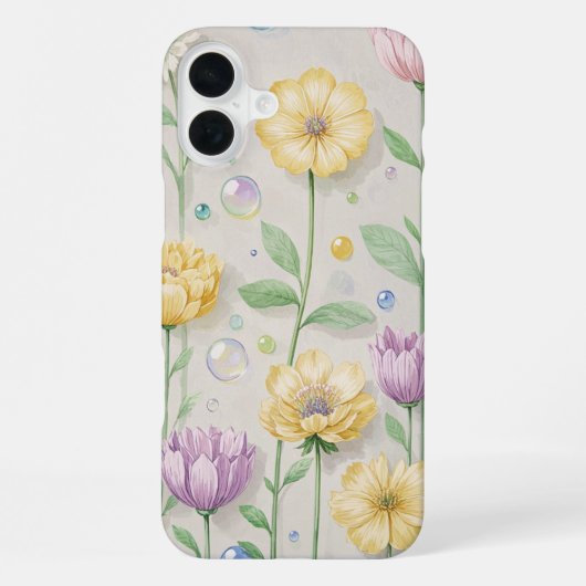 Coque iPhone 16 Plus Boho Bliss : Étui pour iPhone esprit libre (Verso)