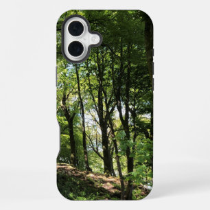 Coque iPhone 16 Plus Bois de forêt Conception d'arbres