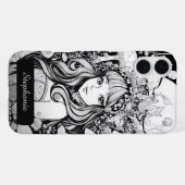 Coque iPhone 16 Plus Bois Enchanté Art de Fée (Verso Horizontal)