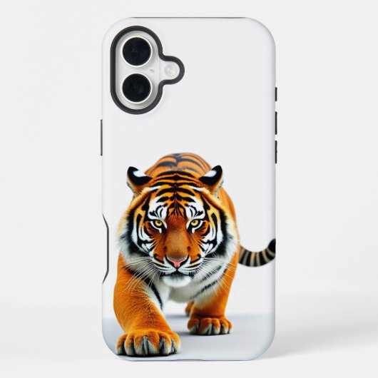 Coque iPhone 16 Plus Boîtier de téléphone Tiger (Verso)