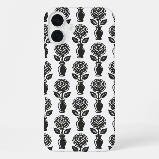 Coque iPhone 16 Plus Boîtier iPhone / iPad Roses Eyes (Verso)