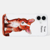 Coque iPhone 16 Plus Boîtier téléphonique Corgi Cute (Verso Horizontal)