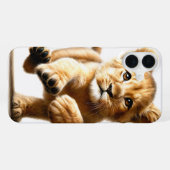 Coque iPhone 16 Plus Boîtier téléphonique Lion Cub (Verso Horizontal)