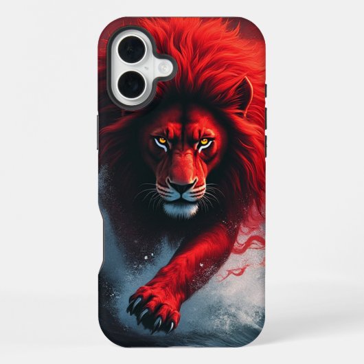 Coque iPhone 16 Plus Boîtier téléphonique Red Lion (Verso)