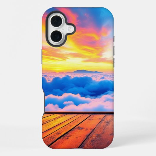 Coque iPhone 16 Plus Boîtier téléphonique Sunset Nuages (Verso)