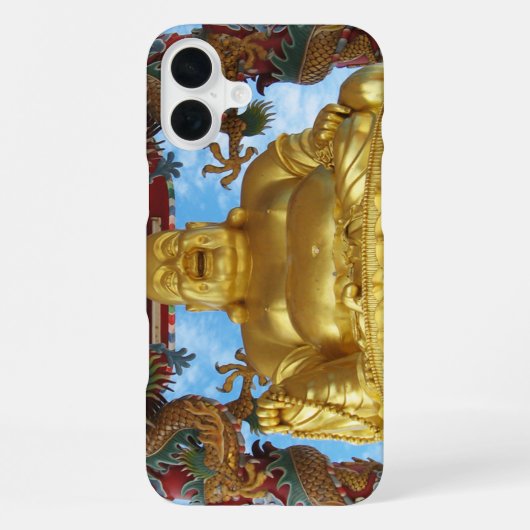 Coque iPhone 16 Plus Bouddha chinois (Verso)
