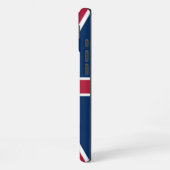 Coque iPhone 16 Plus British flag (Côté gauche)