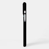 Coque iPhone 16 Plus CADUCÉE MONOGRAMME OR ,Noir (Côté gauche)