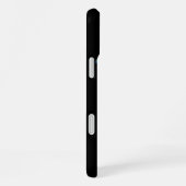 Coque iPhone 16 Plus CADUCÉE MONOGRAMME OR ,Noir (Côté droit)