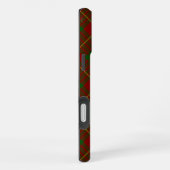 Coque iPhone 16 Plus Cameron tartan rouge vert carreau (Côté droit)