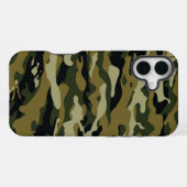 Coque iPhone 16 Plus Camo vert foncé (Verso Horizontal)