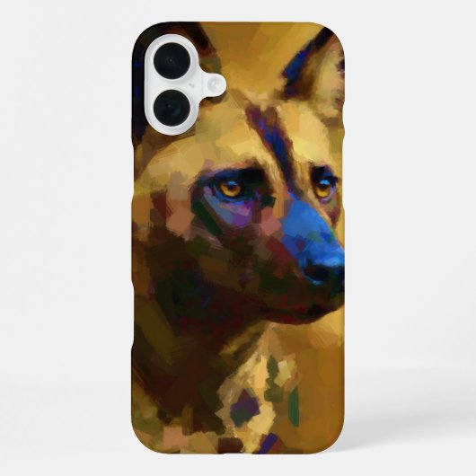 Coque iPhone 16 Plus Cane Selvatico Africano (Verso)