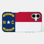 Coque iPhone 16 Plus Caroline du Nord (Verso Horizontal)