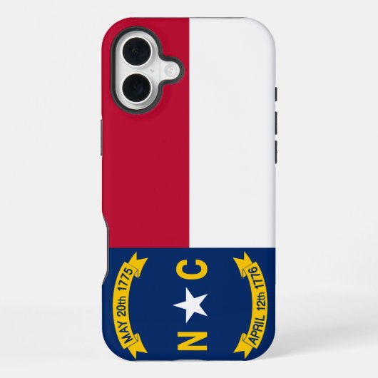 Coque iPhone 16 Plus Caroline du Nord (Verso)