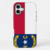 Coque iPhone 16 Plus Caroline du Nord (Verso)