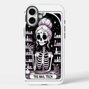 Coque iPhone 16 Plus Carte de visite de technicien en onglerie Tarot