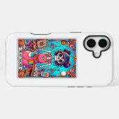 Coque iPhone 16 Plus Carte Tarot de professeur d'art (Verso Horizontal)