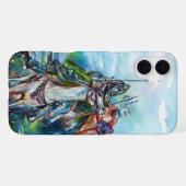 COQUE iPhone 16 PLUS CAVALIERS DANS LA TEMPÊTE (Verso Horizontal)