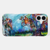COQUE iPhone 16 PLUS CAVALIERS DANS LA TEMPÊTE (Verso Horizontal)