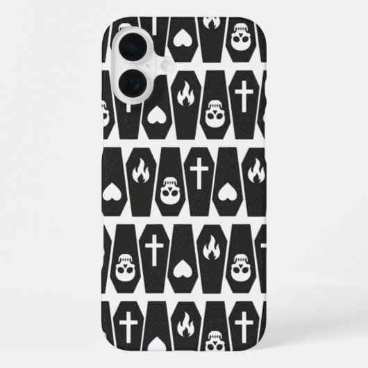 Coque iPhone 16 Plus Cercueils (Verso)
