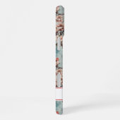 Coque iPhone 16 Plus Cerisiers Teinte Sakura Imprimée Monogrammée (Côté droit)