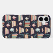 Coque iPhone 16 Plus Charme de bibliothèque cosy (Verso Horizontal)