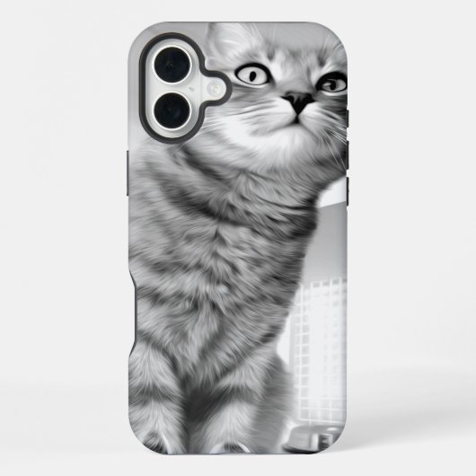 Coque iPhone 16 Plus Chat (Verso)