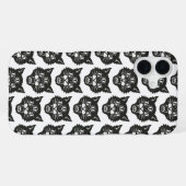 Coque iPhone 16 Plus Chat en colère (Verso Horizontal)