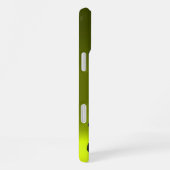 Coque iPhone 16 Plus CHAT NOIR jaune (Côté droit)