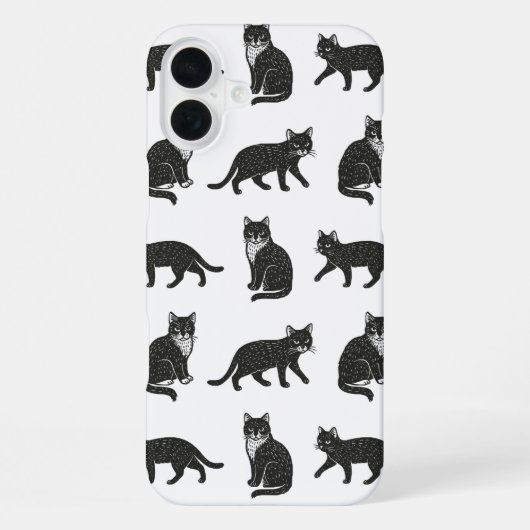 Coque iPhone 16 Plus Chats (Verso)