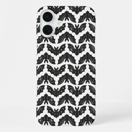 Coque iPhone 16 Plus Chauves-souris (Verso)