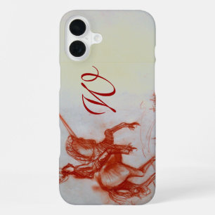 Coque iPhone 16 Plus CHEVALIER FLORENTIN À CHEVAL Monogramme