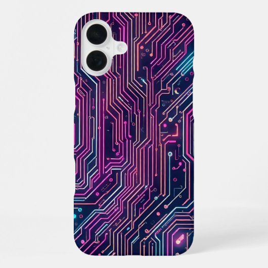 Coque iPhone 16 Plus Circuit (Verso)