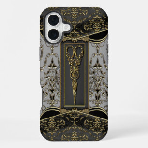 Coque iPhone 16 Plus Ciseaux antiques Sheer Hazlehurst V