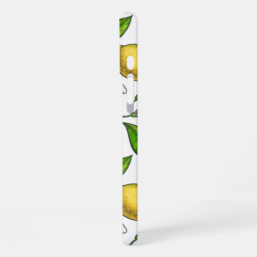 Coque iPhone 16 Plus Citrons (Côté gauche)