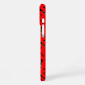 Coque iPhone 16 Plus Clarinets Noirs Notes de Musique (Côté gauche)