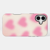 Coque iPhone 16 Plus Cœur Rose Dégradé (Verso Horizontal)