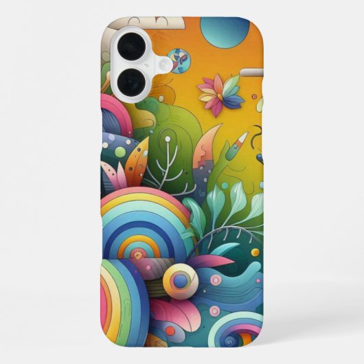 Coque iPhone 16 Plus Conception colorimétrique (Verso)