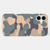 Coque iPhone 16 Plus Conception de fond de camouflage (Verso Horizontal)