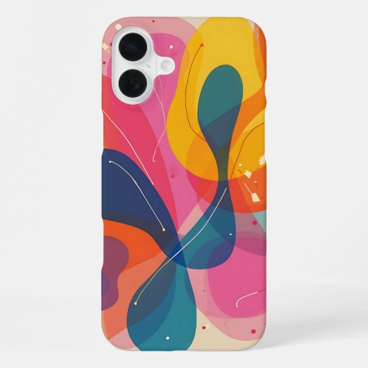 Coque iPhone 16 Plus Construction chaotique (Verso)