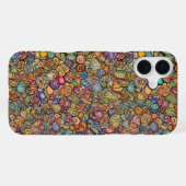 Coque iPhone 16 Plus Coquillages minuscules complexes (Verso Horizontal)