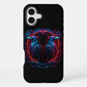 Coque iPhone 16 Plus Corbeaux Mystiques