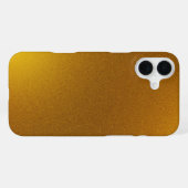 Coque iPhone 16 Plus Couleur dorée dégradante (Verso Horizontal)